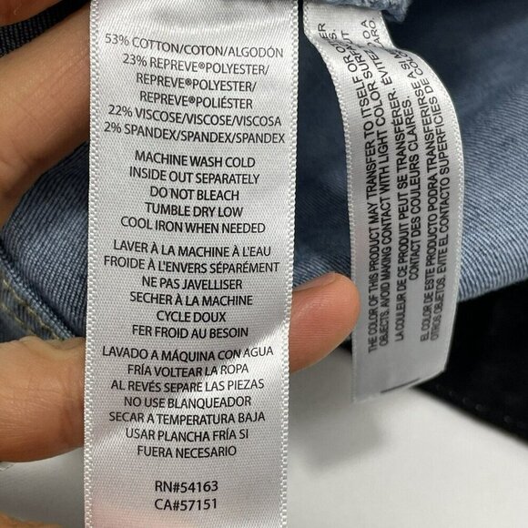Calvin Klein Skinny Slim Jeans Women Plus Sz 20W High Rise Elastic Repreve Faded - Picture 8 of 12